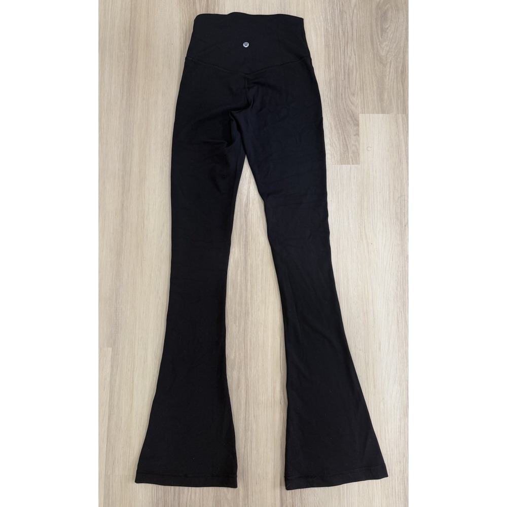 Lululemon Align High-Rise Mini Flare Pant 32" Womens 2 Athletic Stretch Black